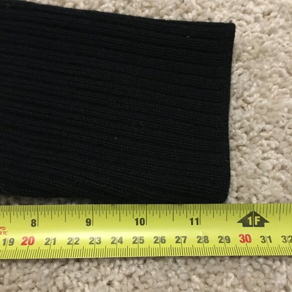 Maggy London Two Tone Merino Wool Colourblock Sweater 3/4 Sleeve Dress - Picture 13 of 13